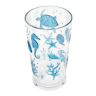 Under the Sea Highball Glass | Reusable Hi Ball Plastic Drinks Tumbler - 650ml