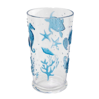 Under the Sea Highball Glass | Reusable Hi Ball Plastic Drinks Tumbler - 650ml