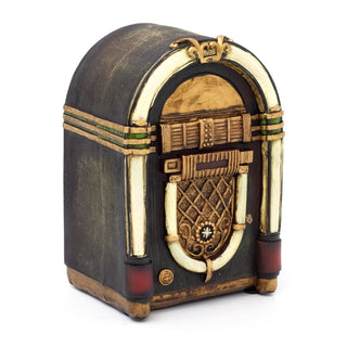Vintage Jukebox Money Box | Retro - Inspired Resin Jukebox Piggy Bank - 16cm