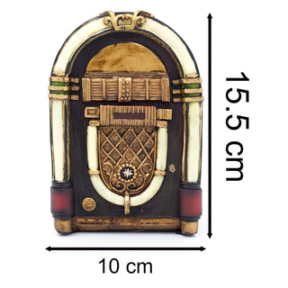 Vintage Jukebox Money Box | Retro - Inspired Resin Jukebox Piggy Bank - 16cm