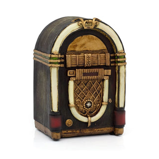 Vintage Jukebox Money Box | Retro - Inspired Resin Jukebox Piggy Bank - 16cm
