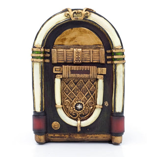 Vintage Jukebox Money Box | Retro - Inspired Resin Jukebox Piggy Bank - 16cm