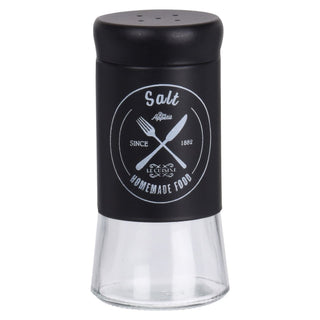 Vintage Style Glass Salt & Pepper Set | 2 - Piece Retro Salt & Pepper Shakers
