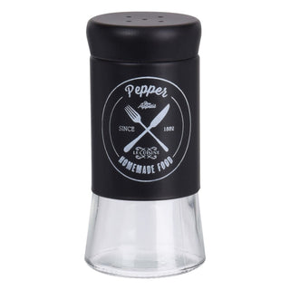 Vintage Style Glass Salt & Pepper Set | 2 - Piece Retro Salt & Pepper Shakers