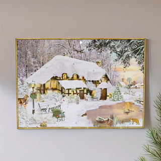Winter Cottage in the Woods Advent Calendar | Christmas Advent Calendar - A4