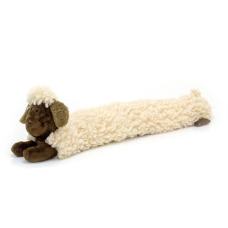 Woolly Sheep Draught Excluder | Fabric Animal Draught Excluder For Doors - 85cm