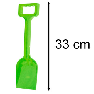 33cm Childrens Plastic Beach Spade Digging Toy Packs | Childs Garden Spade Beach Toy Sand Spade | Kids Digging Spade - Colour Varies One Supplied