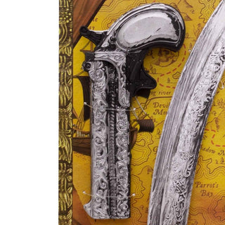 6 Piece Pirate Sword & Accessories | Kids Pirate Costume Fancy Dress Pirate Toys