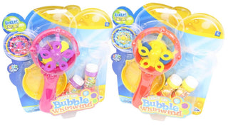 Bubble Factory LED Light Up Bubble Whirlwind Wand Toy ~ Colour Varies