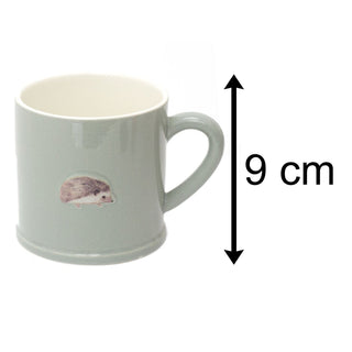 Embossed Hedgehog Coffee Mug | Ceramic Animal Tea Cup | Large Hot Drinks Mugs Cups