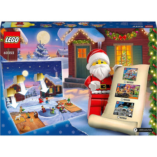 Lego 60352 City Christmas Advent Calendar 2022 Kids | Children's Lego City Toy Advent Calendar | Lego Minifigures Lego Advent Calendar Kids Advent Calendar