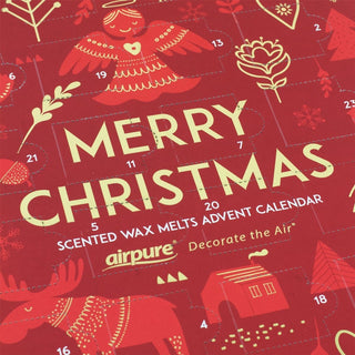Scented Wax Melts Advent Calendar 24 Wax Melt Christmas Advent Calendar - Red