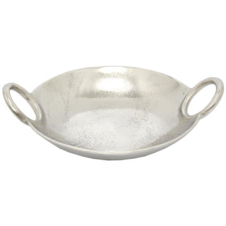 Solid Aluminum Tealight Candle Presentation Bowl With Handles