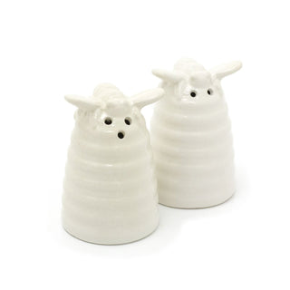 Summer Beehive Shaped Salt and Pepper Shakers | Ceramic Salt and Pepper Pots