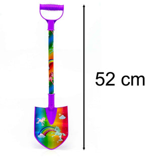 Unicorn & Rainbow Childrens Spade | Kids Toy Spade for Beach, Garden, and Sand