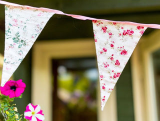 CAROUSSENTIALS: Floral Fabric Wedding Bunting - Carousel