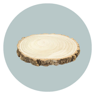 WOODEN CANDLE PLATES - Carousel