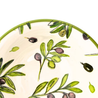 Small Olive Grove Fine China Serving Bowl, 12x6cm Ceramic Snack & Dip Bowl