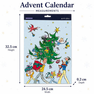 Quentin Blake's Bringing Home the Tree Christmas Advent Calendar, 24 Door