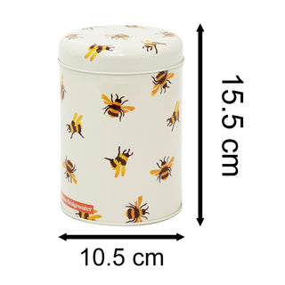 Emma Bridgewater Bumblebee Round Tin Caddy | Bee Kitchen Storage Jar