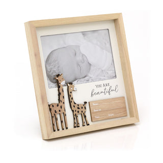 You Are Beautiful Wooden Freestanding 6x4 Baby Photo Frame for New Baby Memories