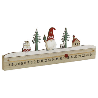 Reusable Christmas Advent Countdown Ruler, 39.5cm Sliding Marker Calendar