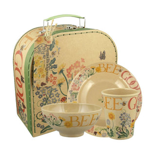 Emma Bridgewater - Bee Good 3 Piece Rice Husk Set | Childrens Dining Picnic Set