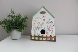 Meadow Wooden Bird Box Bird House | Bird Nesting Box Bird Hotel | Outdoor Bird Box For The Garden