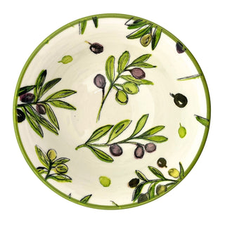 Small Olive Grove Fine China Serving Bowl, 12x6cm Ceramic Snack & Dip Bowl