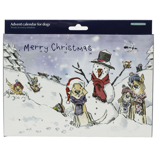 Dog Treat Advent Calendar, Turkey Christmas Countdown with Numbered Doors