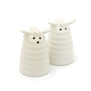 Summer Beehive Shaped Salt and Pepper Shakers | Ceramic Salt and Pepper Pots