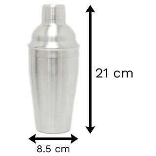 Stylish 500ml Stainless Steel Cocktail Shaker | Bar Tools Bartending Kit | Home Bar Gifts