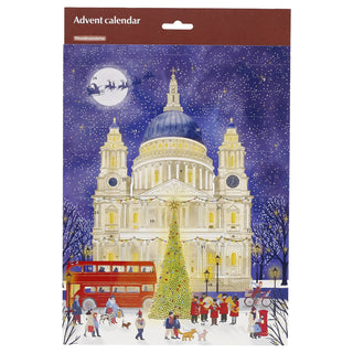 St Paul's Cathedral Traditional Picture Advent Calendar, Paper 24 Picture Doors