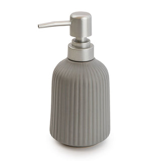 Ceramic Grey Bathroom Soap Dispenser Kitchen Soap Dispenser Hand Wash Dispenser