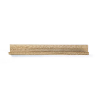 Natural Wall Shelf | Floating Spice Rack Ornament & Photo Display Shelf - 58cm