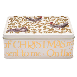 Emma Bridgewater - Three French Hens Rectangular Tin | Decorative Storage Tin