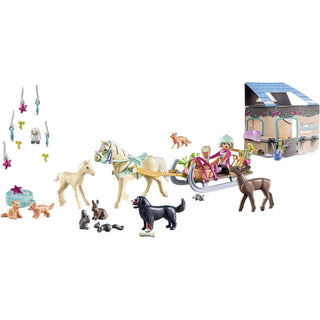 Playmobil 71345 Christmas Sleigh Ride Advent Calendar | Kids Advent Calendar