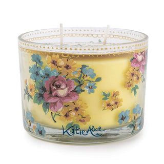 Katie Alice Bohemian Spirit 2 Wick Vintage Floral Amber Lily Scented Candle