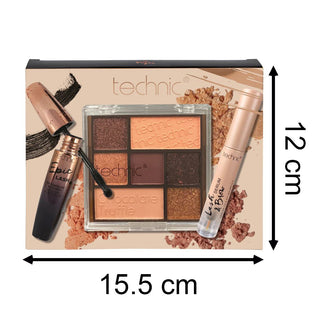 3 Piece Chocolate Truffle Eye Gift Set | Eyeshadow Mascara Lash & Brow Serum