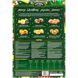 Vegan Gourmet Popcorn Christmas Advent Calendar, Six Flavour Countdown