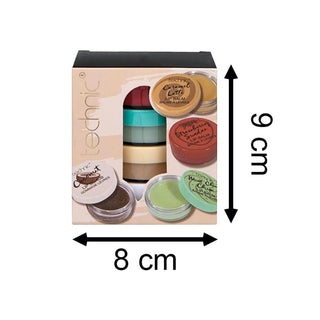 Lip Balm And Scrub 4 Piece Gift Set | 3 Vegan Lip Balms & 1 Sugar Lip Scrub