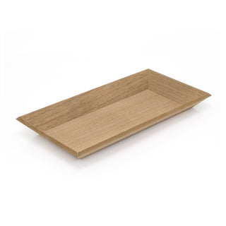 Large Contemporary Wooden Display Tray Candle Tray | Trinket Tray Jewellery Dish | Rectangle Wood Display Dish