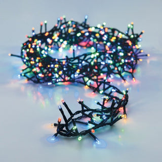 1000 Multicoloured LED String Lights | Microcluster LEDs for Indoor & Outdoor