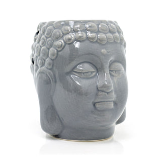 Ceramic Buddha Head Essential Oil/Wax Melt Burner | Aroma Gift Set - Varies