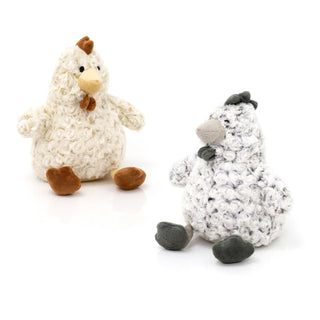 Novelty Plush Chicken Hen Doorstop | Decorative Fabric Bird Doorstop | Farmyard Animal Door Stopper