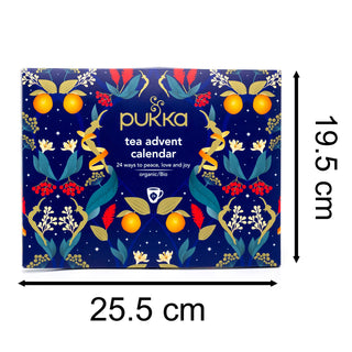 Pukka Tea Advent Calendar | Organic Herbal Tea Christmas Advent Calendar 24 bags
