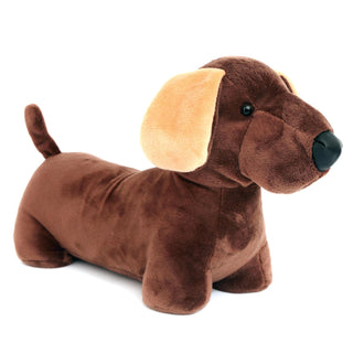 Adorable Sausage Dog Dachshund Puppy Doorstop - Novelty Animal Door Stop