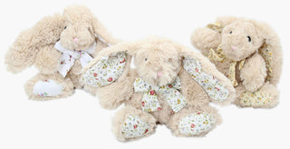 Sitting Bowtie Bunny Rabbit Plush Soft Toy
