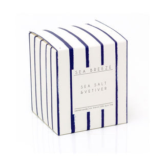 Sea Breeze Nautical Candle | Sea Salt & Vetiver Fragrance Soy Wax Blend Candle