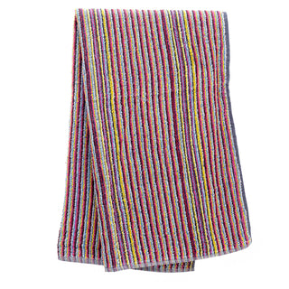 Multi-Striped Recycled Bath Towel | 100% Cotton Eco Friendly Bathroom Bath Towel